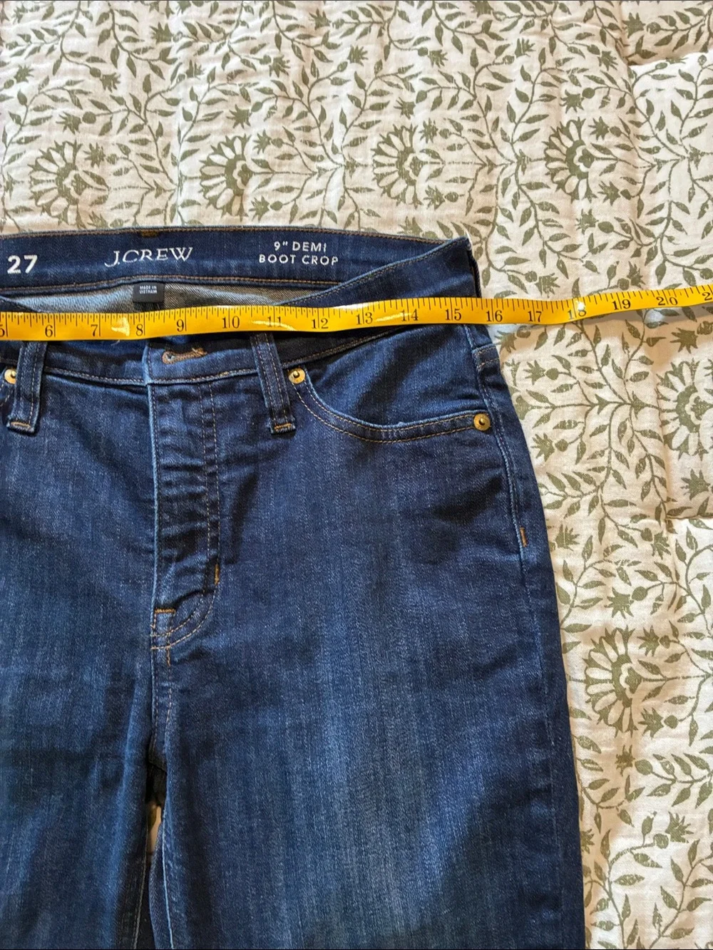 J. Crew Women's Boot Crop in Dark Indigo